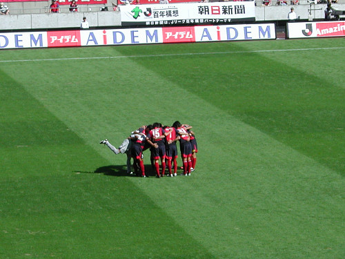 試合前の円陣