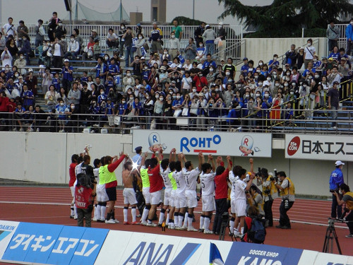 試合後の挨拶