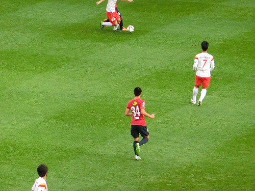 途中出場の優磨