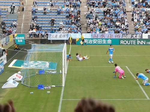 決まった！同点！