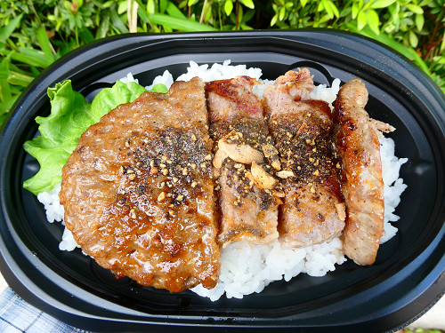ステーキ＆ハンバーグ弁当