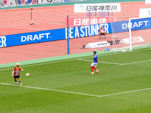 優磨のクロスを