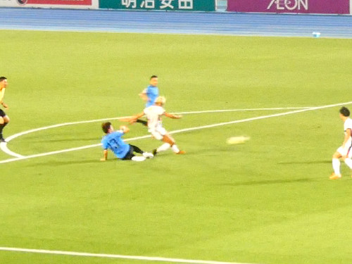 優磨がシュート