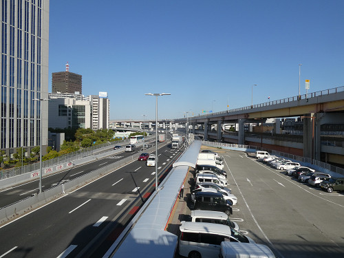 京橋PAの展望台から