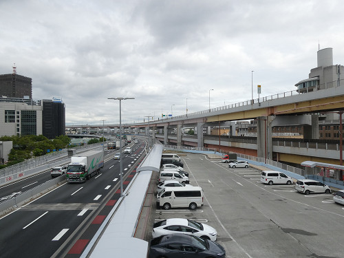 京橋PAの展望台から