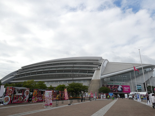 スタジアムに到着